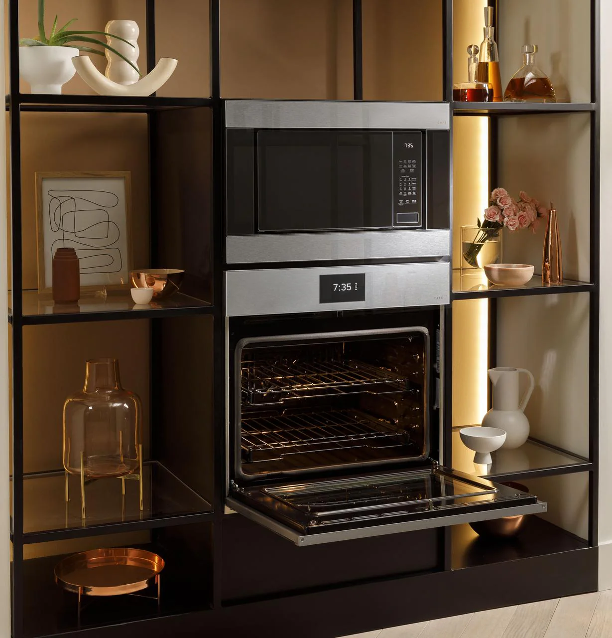 Cafe CTS90DM2NS5 CAF(EBACK)™ 30" Smart Built-In Convection Single Wall Oven in Platinum Glass - Image 18