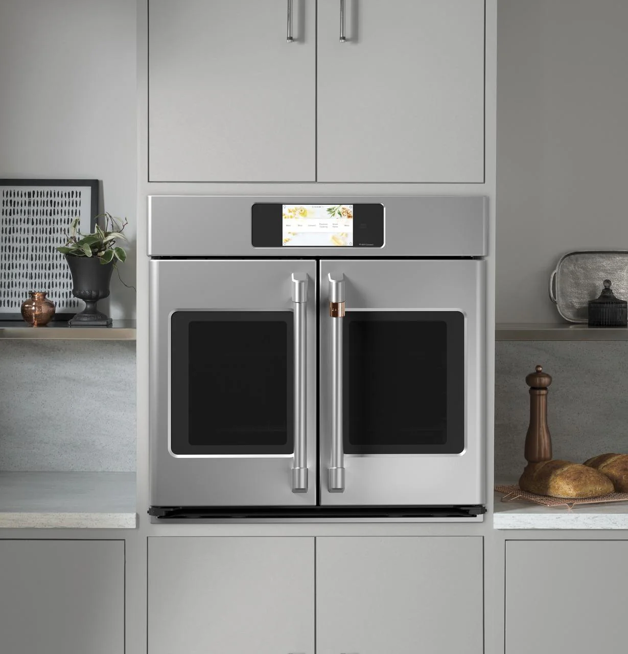 Cafe CTS90FP2NS1 CAF(EBACK)™ Professional Series 30" Smart Built-In Convection French-Door Single Wall Oven - Image 5