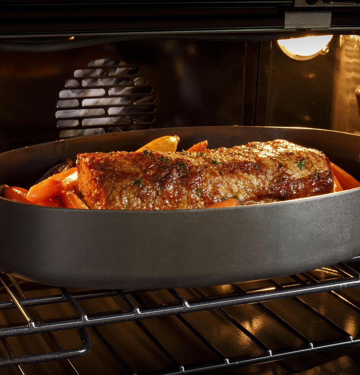 Cafe CTS92DM2NS5 CAF(EBACK)™ 30" Duo Smart Single Wall Oven in Platinum Glass - Image 10