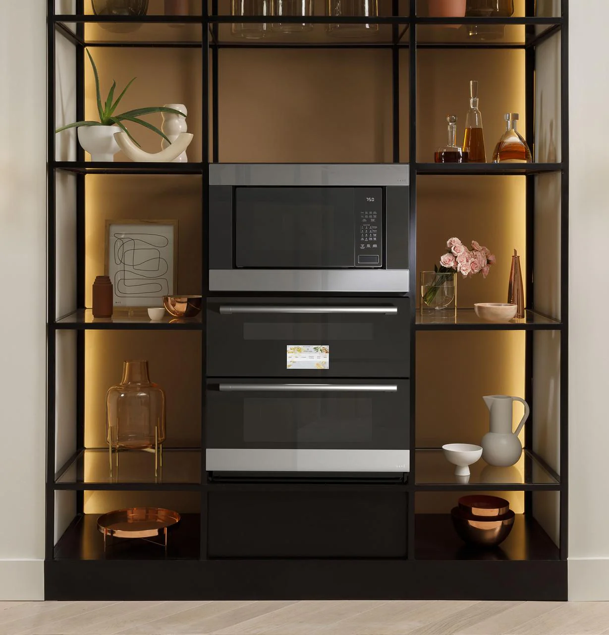Cafe CTS92DM2NS5 CAF(EBACK)™ 30" Duo Smart Single Wall Oven in Platinum Glass - Image 5