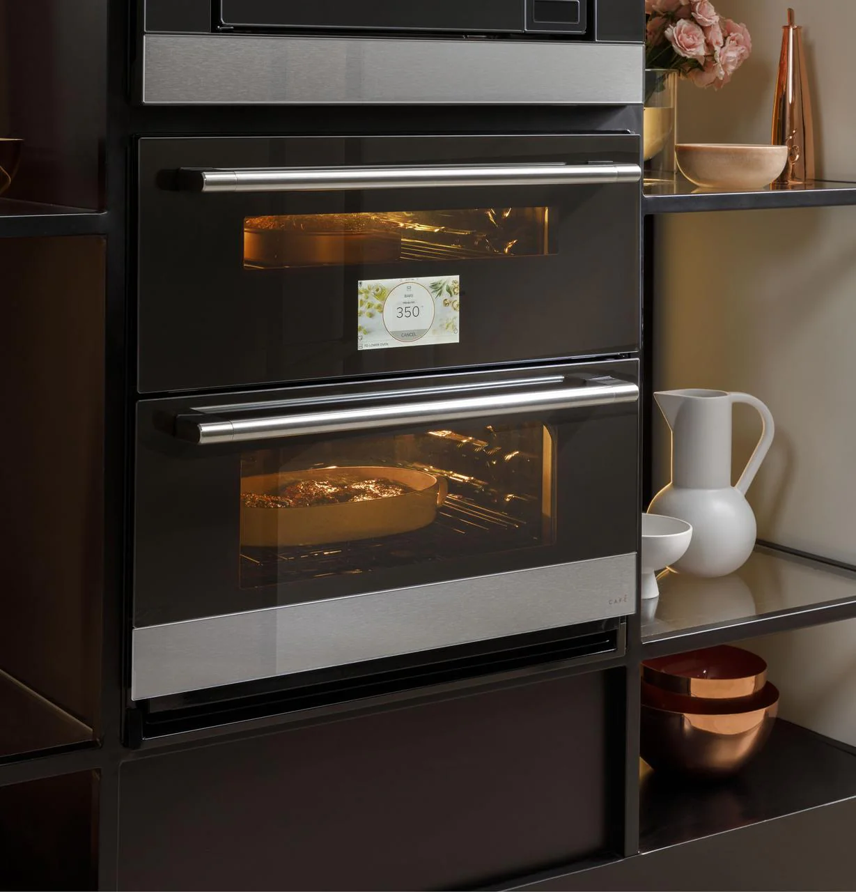 Cafe CTS92DM2NS5 CAF(EBACK)™ 30" Duo Smart Single Wall Oven in Platinum Glass - Image 8