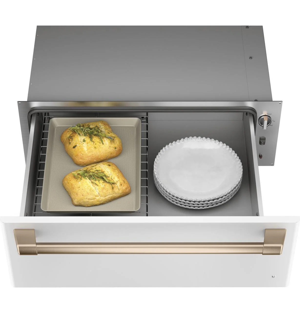 Cafe CTW900P4PW2 CAF(EBACK)™ 30" Warming Drawer - Image 5