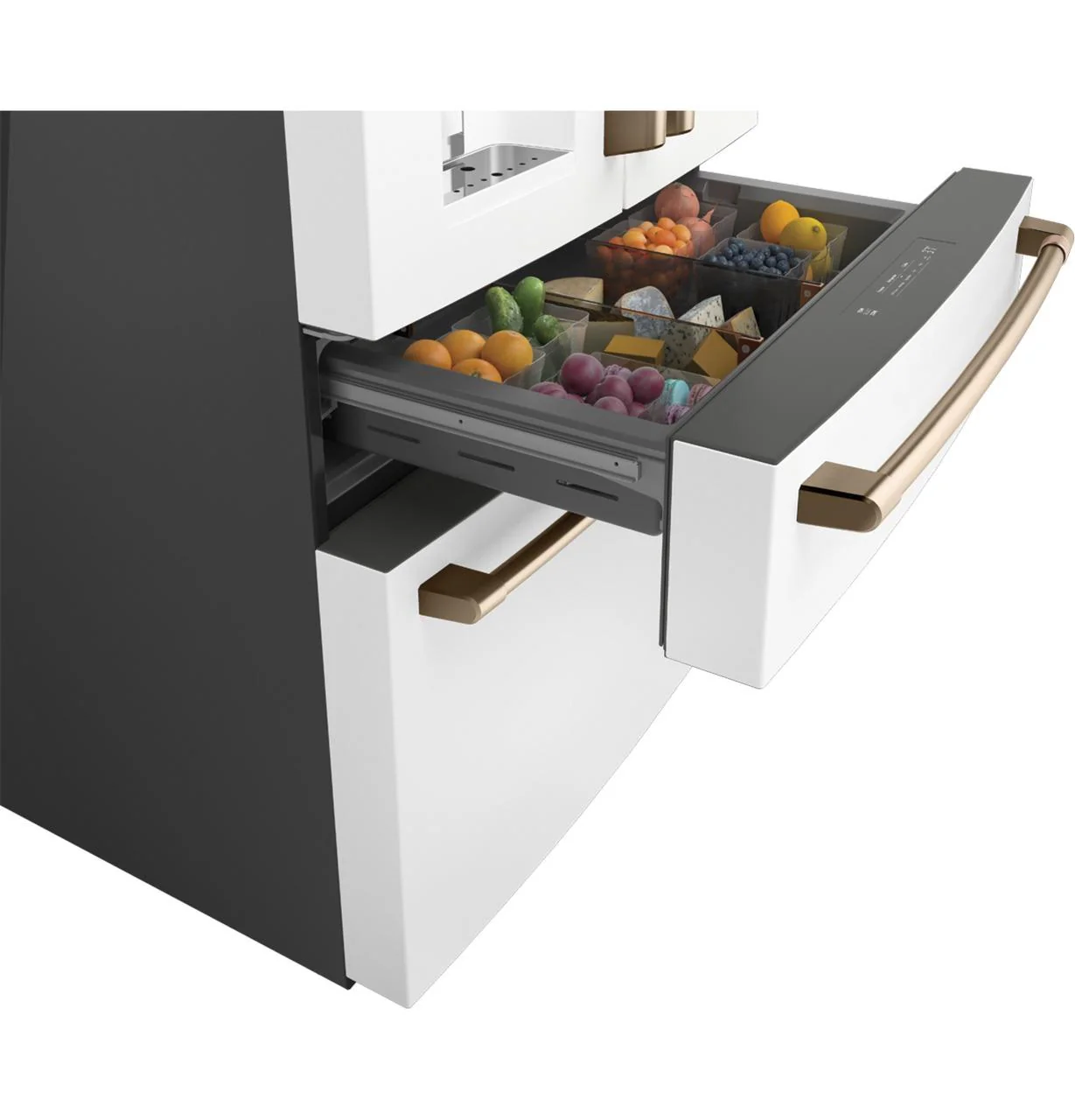 Cafe CVE28DP4NW2 CAF(EBACK)™ ENERGY STAR® 27.8 Cu. Ft. Smart 4-Door French-Door Refrigerator - Image 11