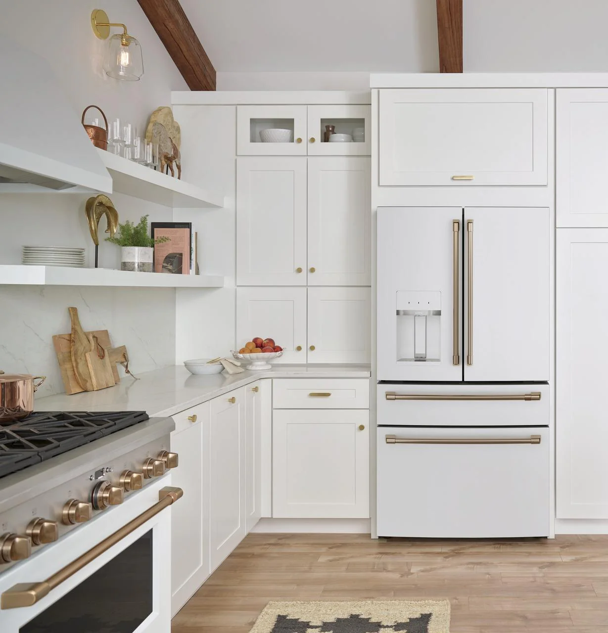 Cafe CVE28DP4NW2 CAF(EBACK)™ ENERGY STAR® 27.8 Cu. Ft. Smart 4-Door French-Door Refrigerator - Image 9