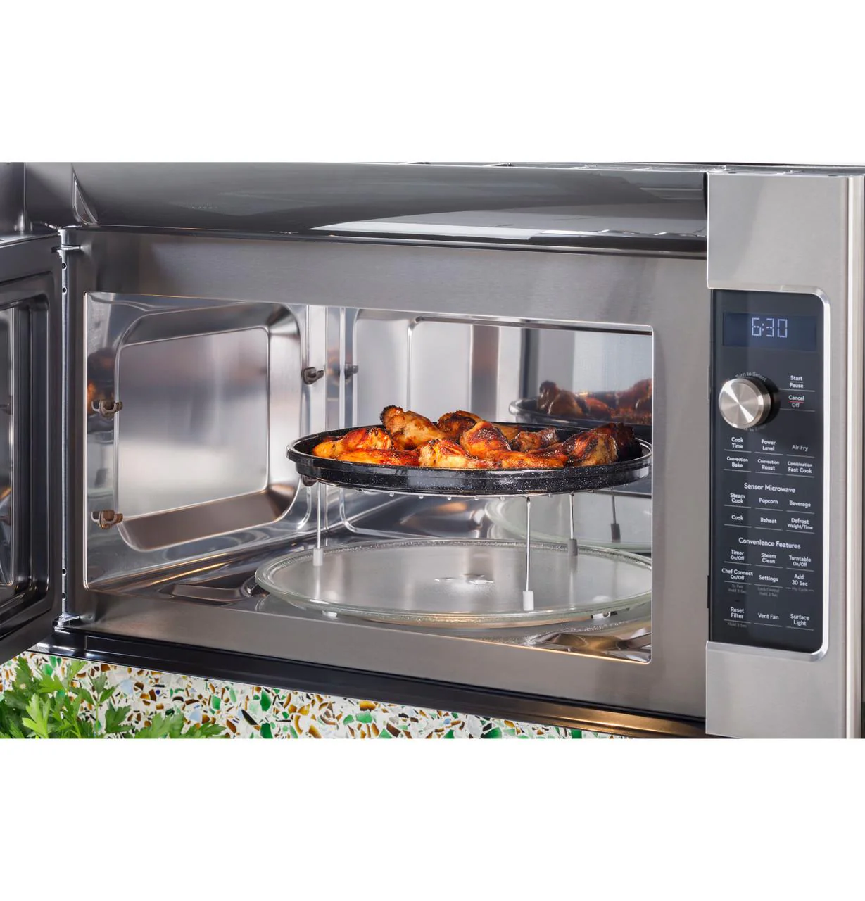 Cafe CVM517P2RS1 CAF(EBACK)™ 1.7 Cu. Ft. Convection Over-the-Range Microwave Oven - Image 10