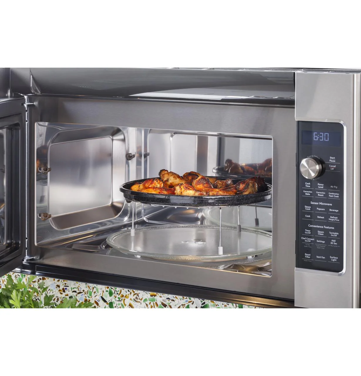 Cafe CVM517P4RW2 CAF(EBACK)™ 1.7 Cu. Ft. Convection Over-the-Range Microwave Oven - Image 8