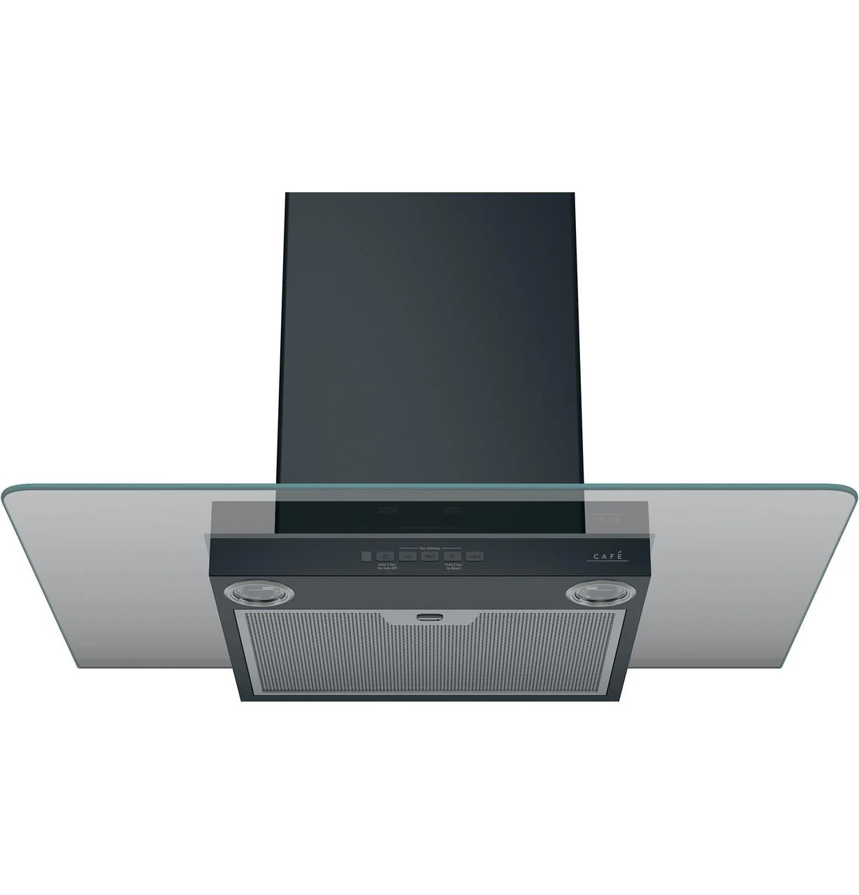 Caf(eback)™ 30" Wall-Mount Glass Canopy Chimney Hood - Image 3