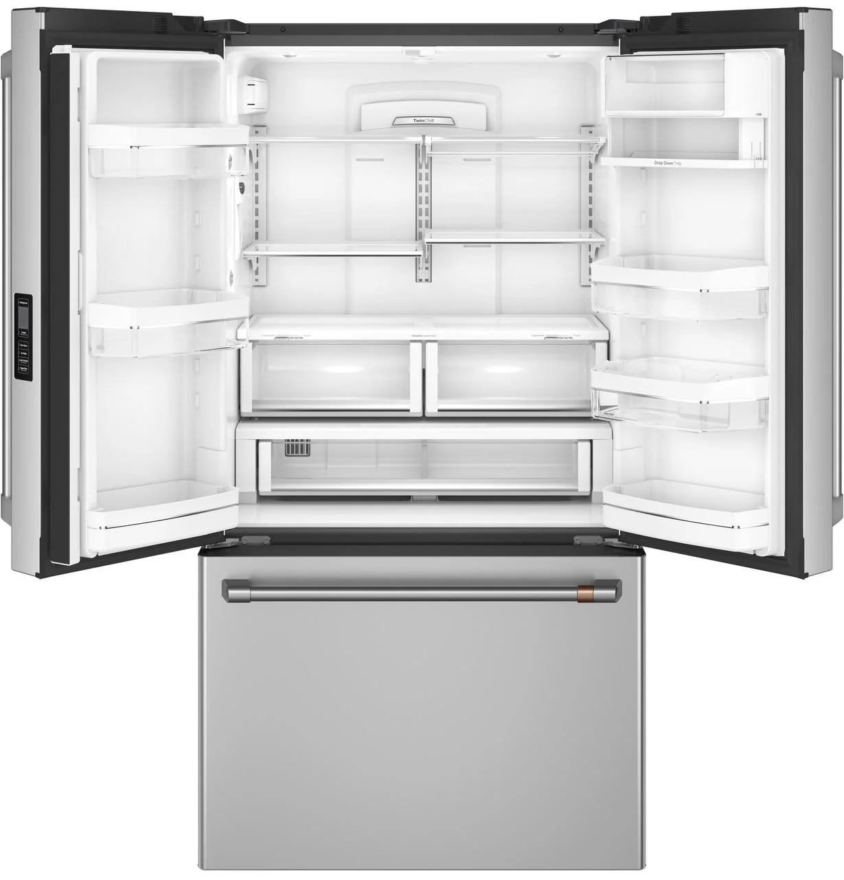 Cafe CWE23SP2MS1 CAF(EBACK)™ ENERGY STAR® 23.1 Cu. Ft. Smart Counter-Depth French-Door Refrigerator - Image 3