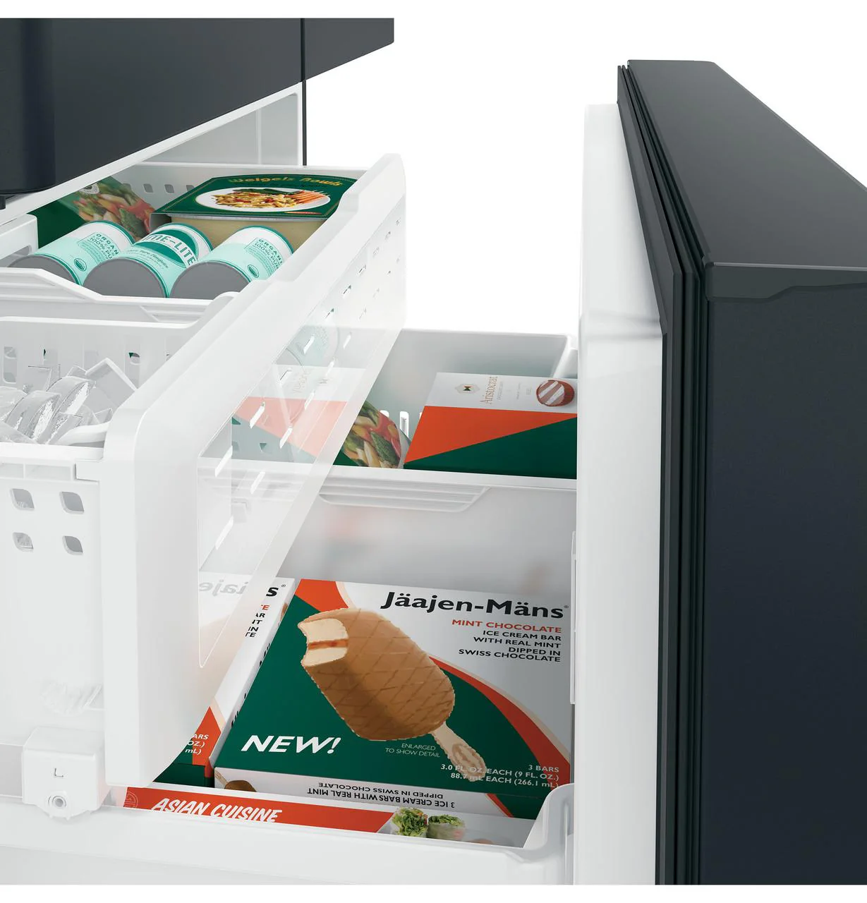 Cafe CWE23SP3MD1 CAF(EBACK)™ ENERGY STAR® 23.1 Cu. Ft. Smart Counter-Depth French-Door Refrigerator - Image 5