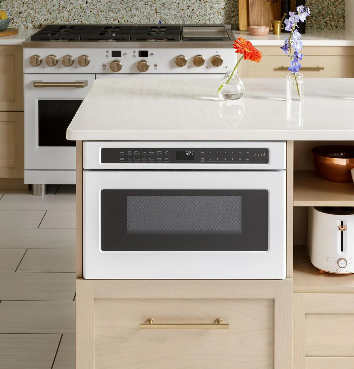 Cafe CWL112P2RS1 CAF(EBACK)™ Built-In Microwave Drawer Oven - Image 10