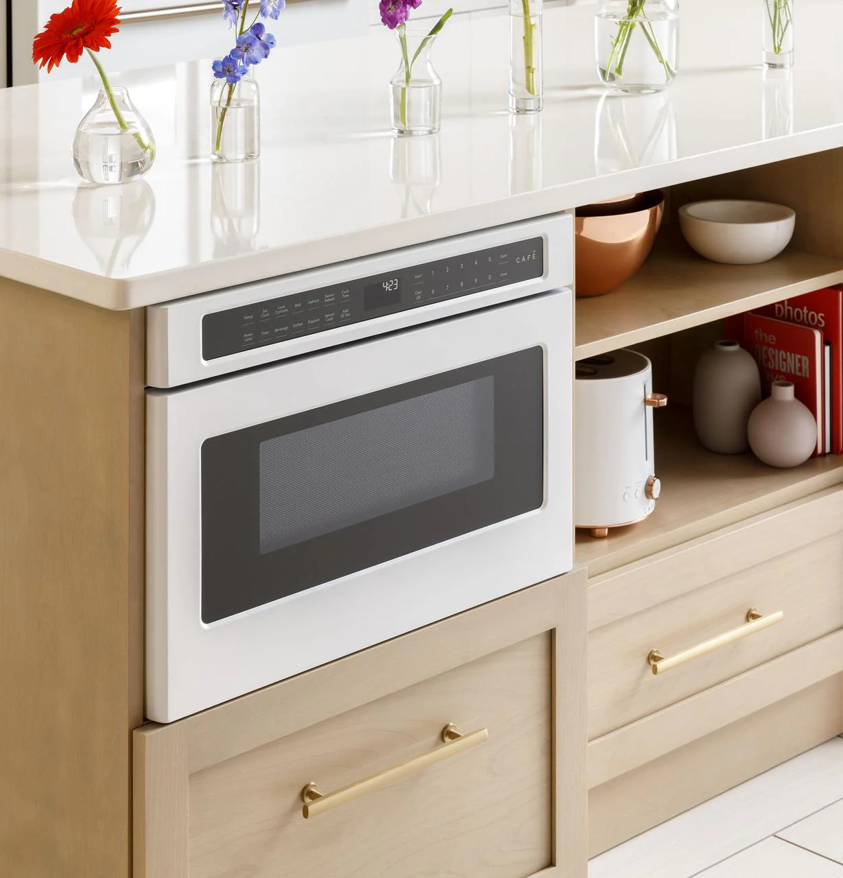 Cafe CWL112P2RS1 CAF(EBACK)™ Built-In Microwave Drawer Oven - Image 11