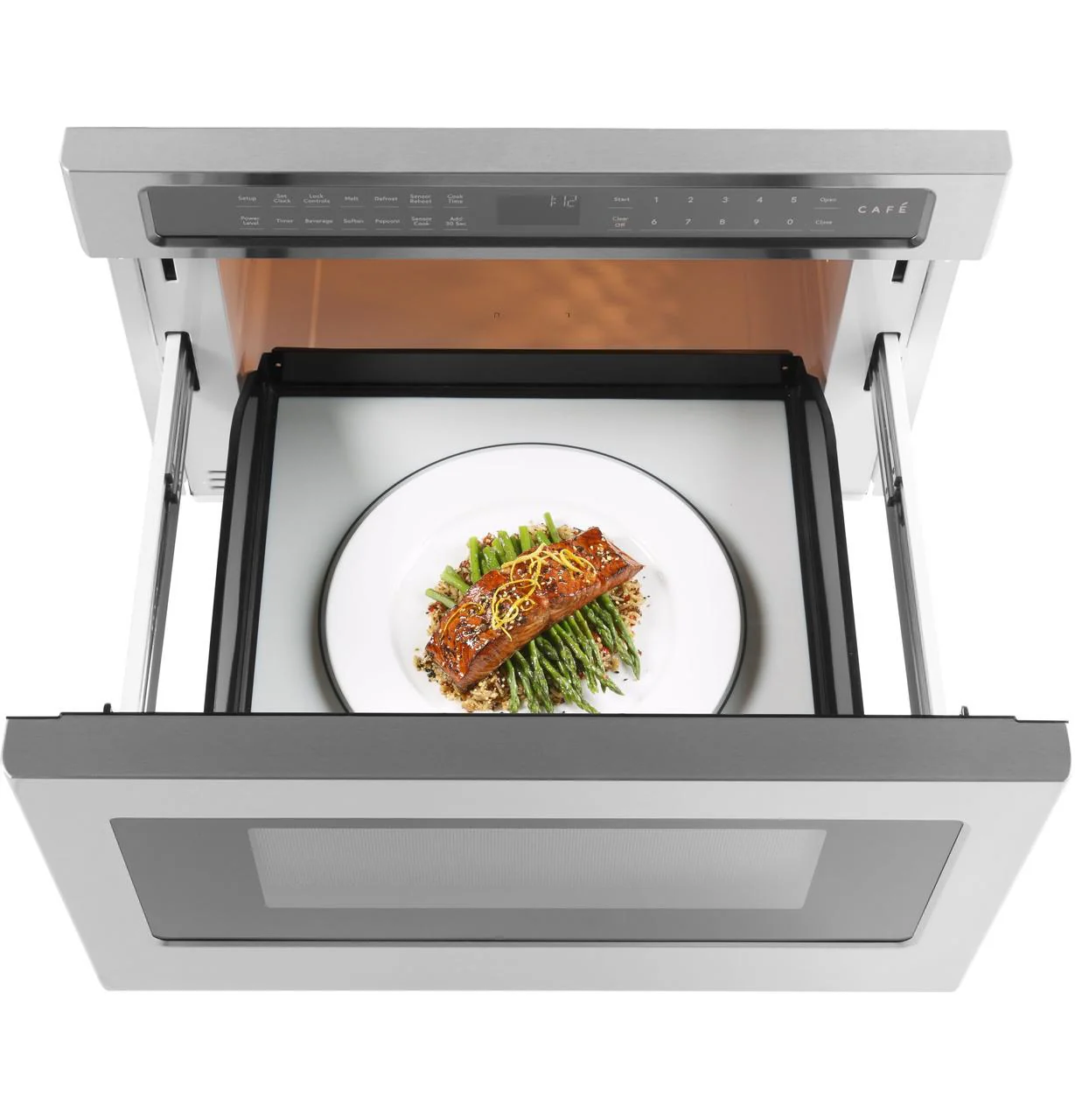 Cafe CWL112P2RS1 CAF(EBACK)™ Built-In Microwave Drawer Oven - Image 4