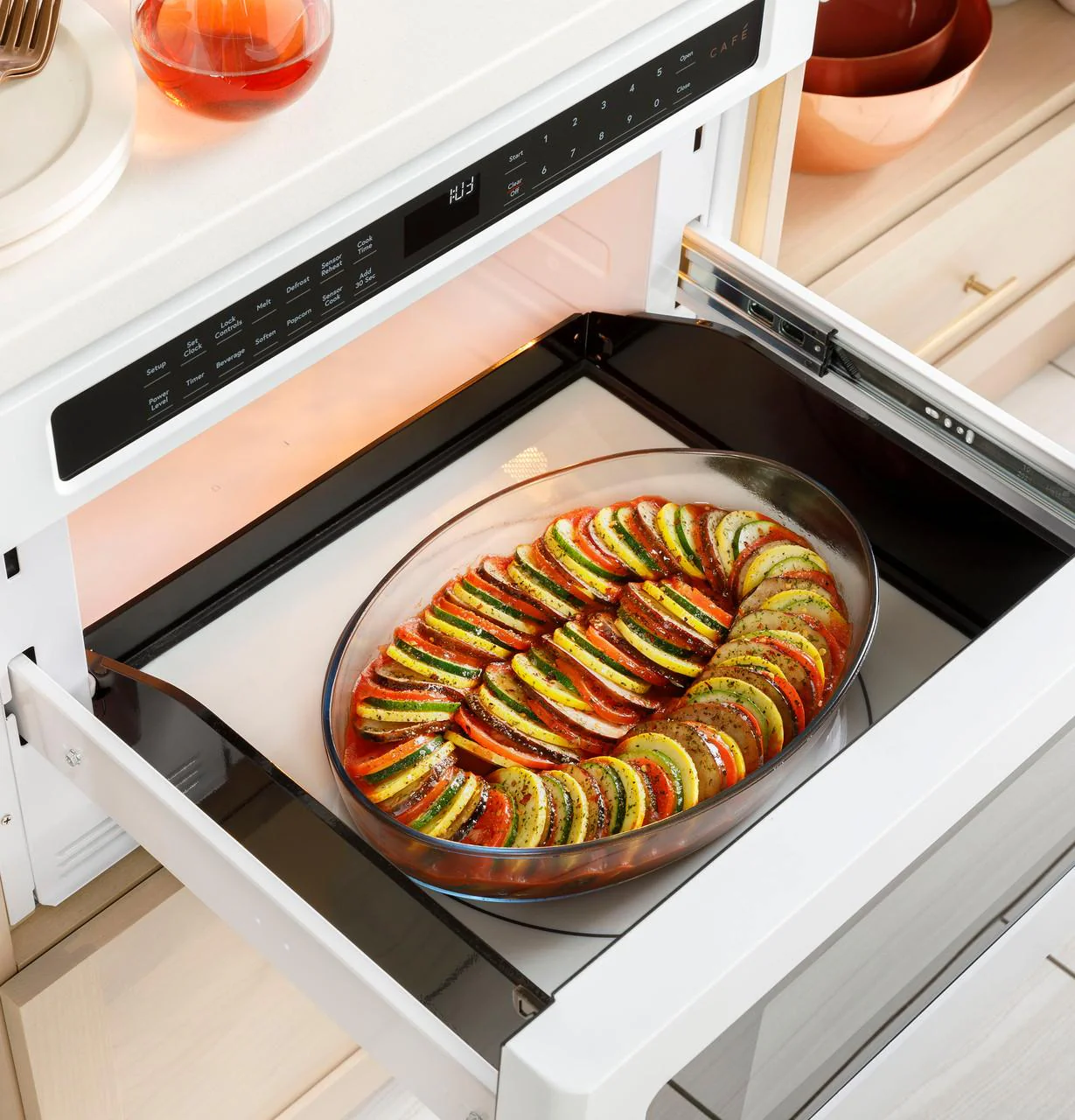 Cafe CWL112P3RD5 CAF(EBACK)™ Built-In Microwave Drawer Oven - Image 8