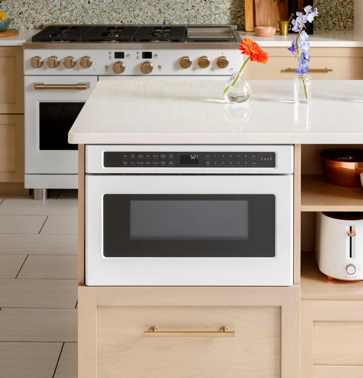 Cafe CWL112P4RW5 CAF(EBACK)™ Built-In Microwave Drawer Oven - Image 10