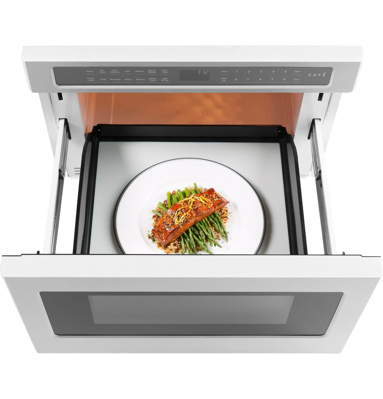Cafe CWL112P4RW5 CAF(EBACK)™ Built-In Microwave Drawer Oven - Image 4