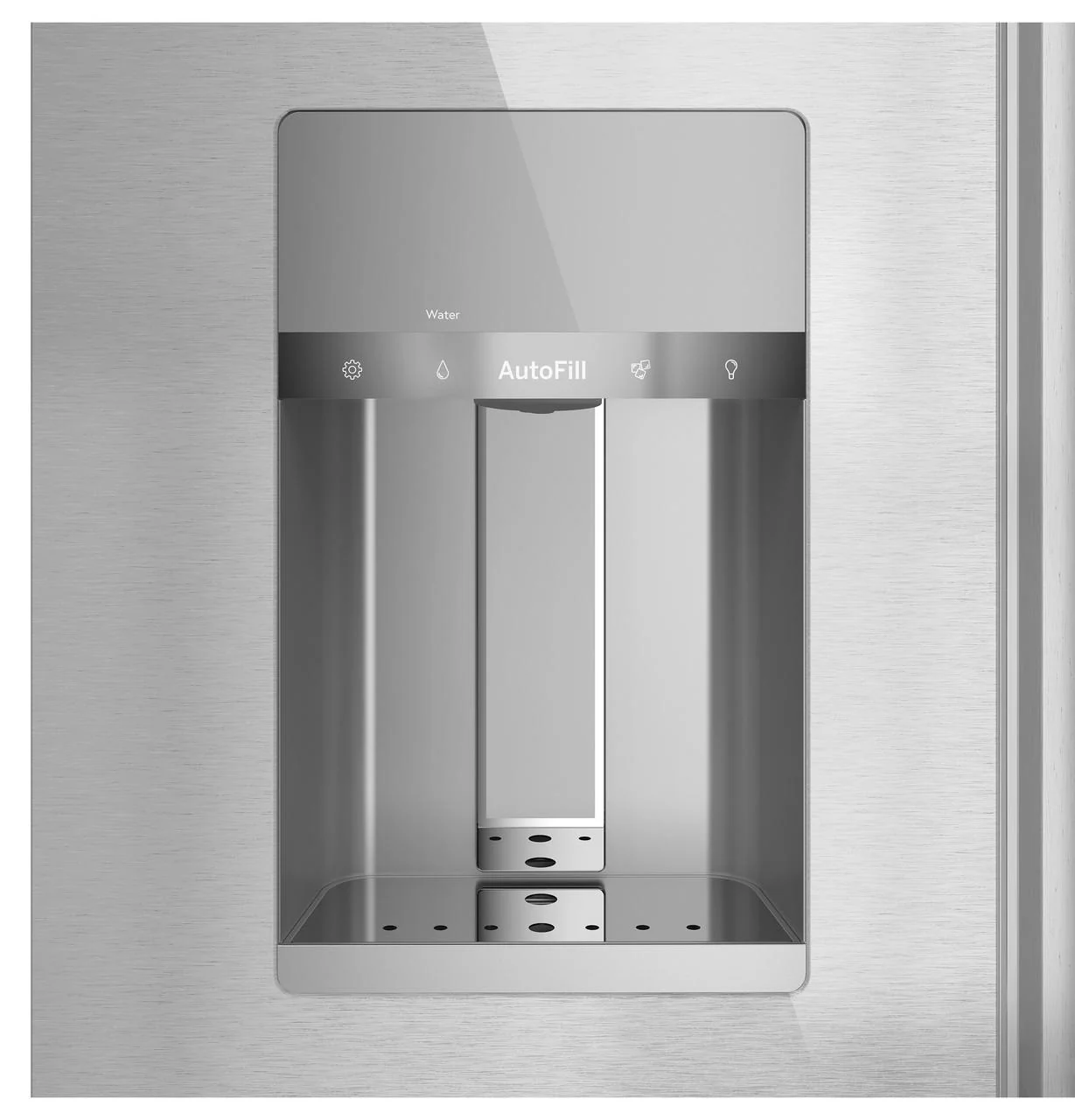 Cafe CXE22DM5PS5 CAF(EBACK)™ ENERGY STAR® 22.3 Cu. Ft. Smart Counter-Depth 4-Door French-Door Refrigerator in Platinum Glass - Image 10