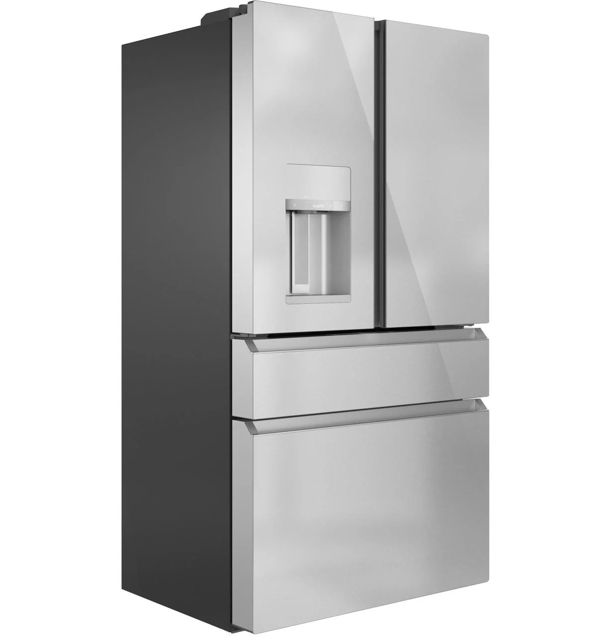 Cafe CXE22DM5PS5 CAF(EBACK)™ ENERGY STAR® 22.3 Cu. Ft. Smart Counter-Depth 4-Door French-Door Refrigerator in Platinum Glass - Image 4