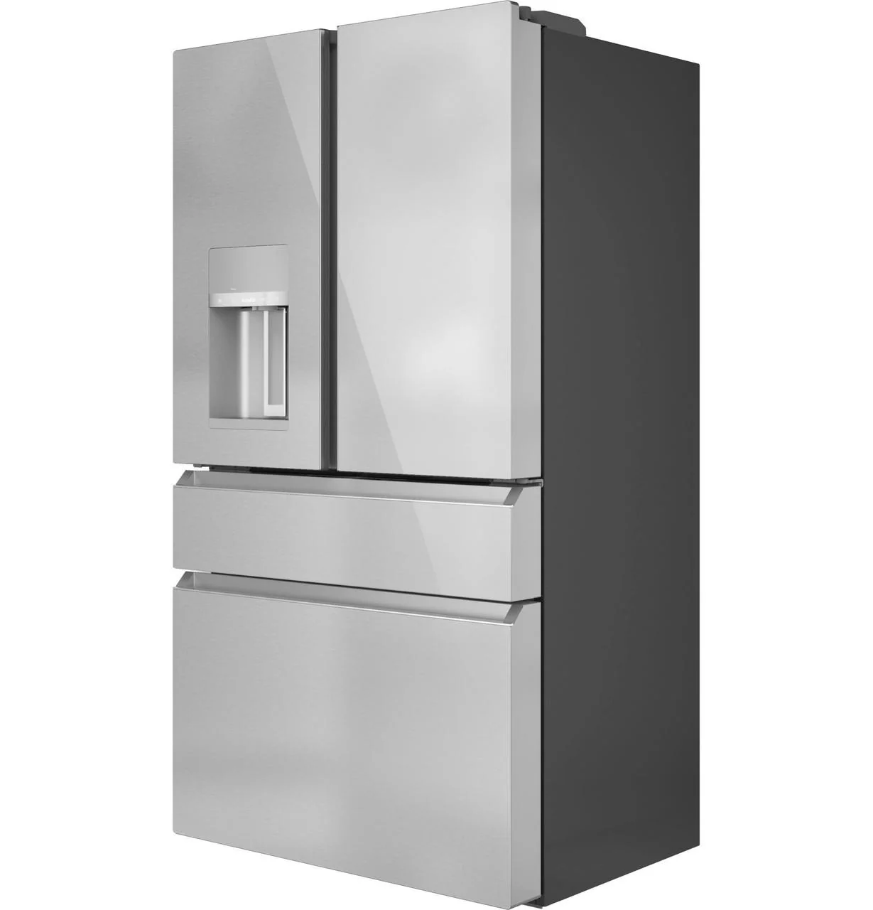 Cafe CXE22DM5PS5 CAF(EBACK)™ ENERGY STAR® 22.3 Cu. Ft. Smart Counter-Depth 4-Door French-Door Refrigerator in Platinum Glass - Image 5