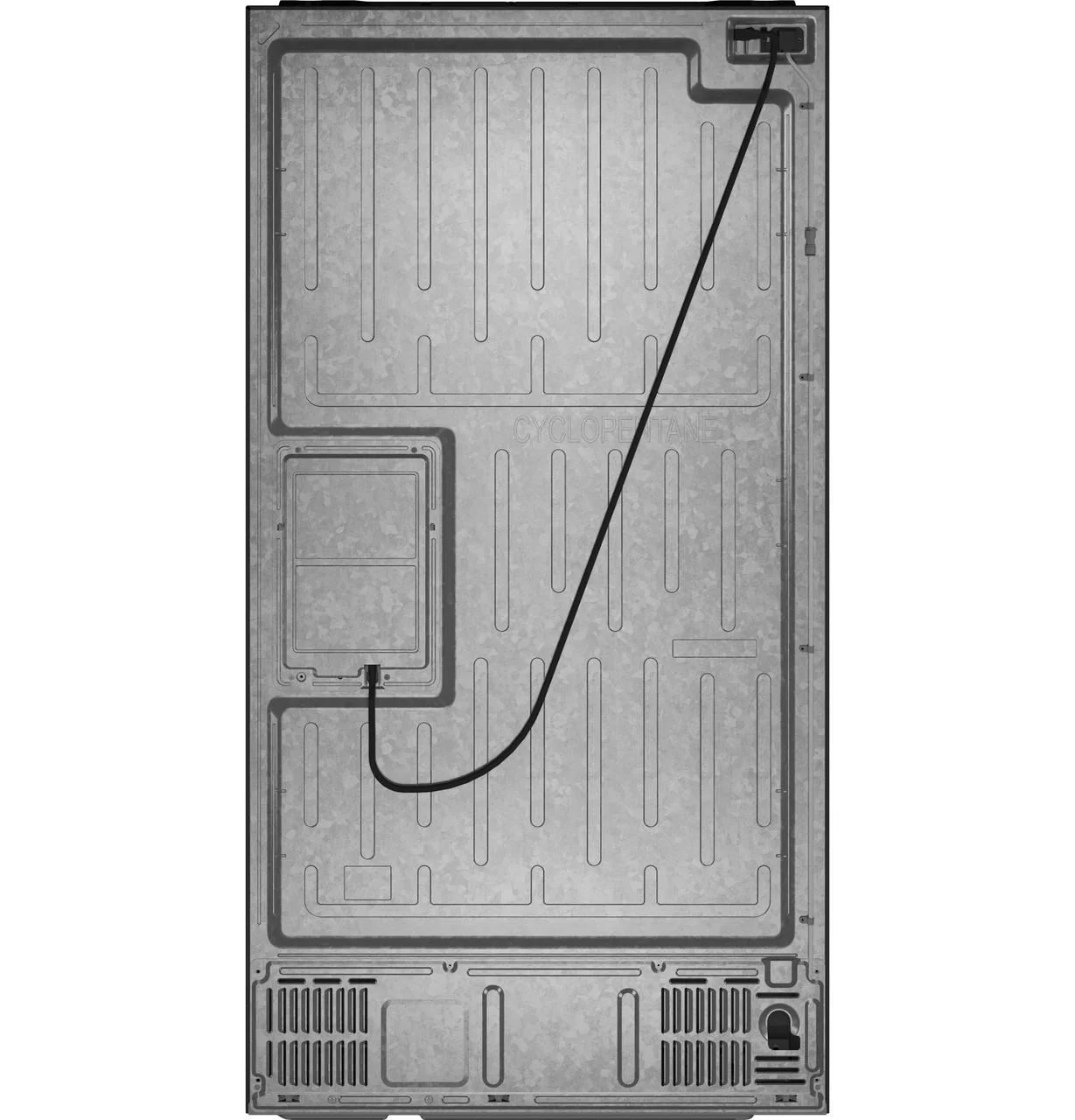 Cafe CXE22DM5PS5 CAF(EBACK)™ ENERGY STAR® 22.3 Cu. Ft. Smart Counter-Depth 4-Door French-Door Refrigerator in Platinum Glass - Image 6