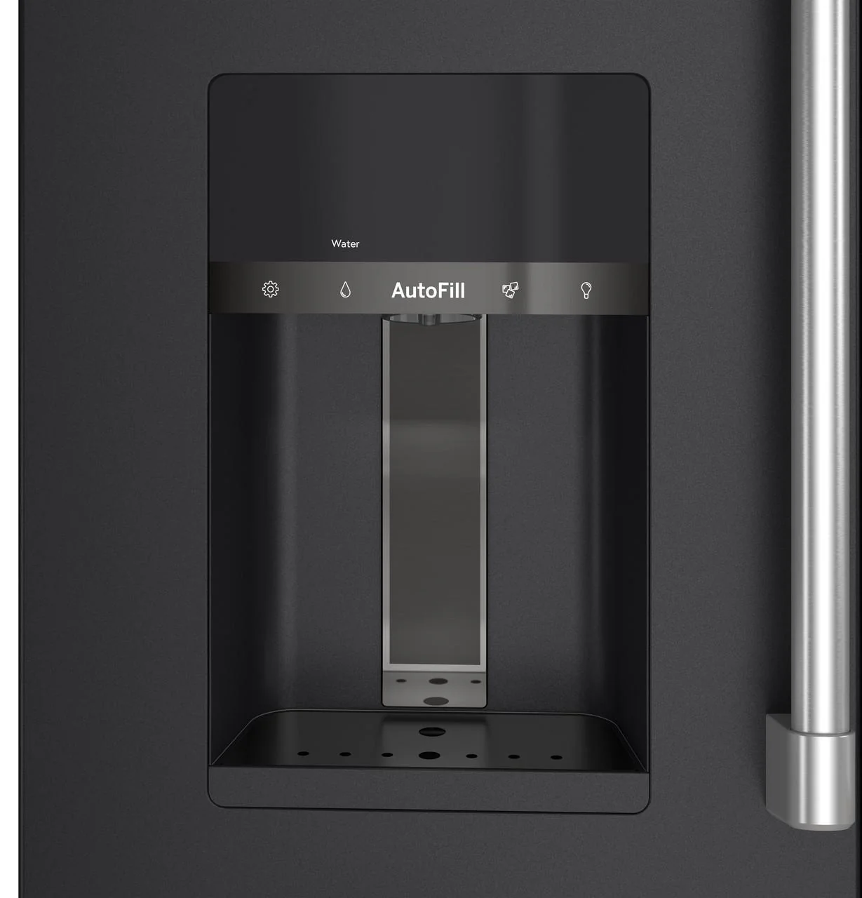 Cafe CXE22DP3PD1 CAF(EBACK)™ ENERGY STAR® 22.3 Cu. Ft. Smart Counter-Depth 4-Door French-Door Refrigerator - Image 10