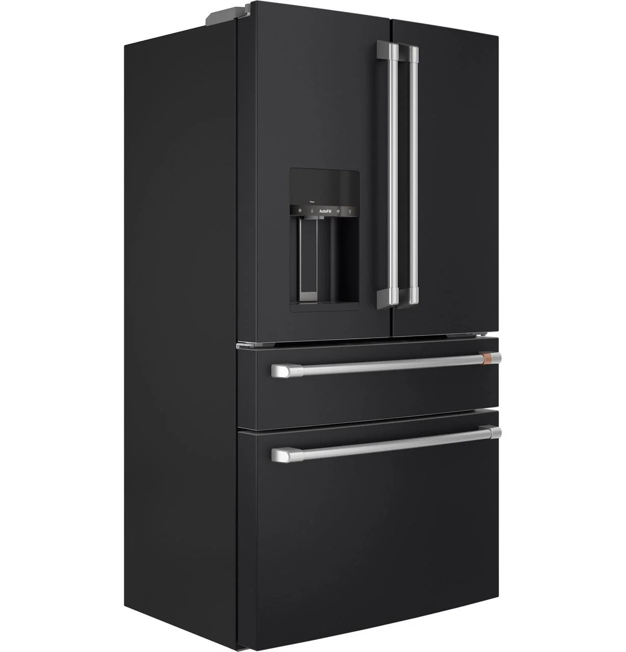Cafe CXE22DP3PD1 CAF(EBACK)™ ENERGY STAR® 22.3 Cu. Ft. Smart Counter-Depth 4-Door French-Door Refrigerator - Image 4