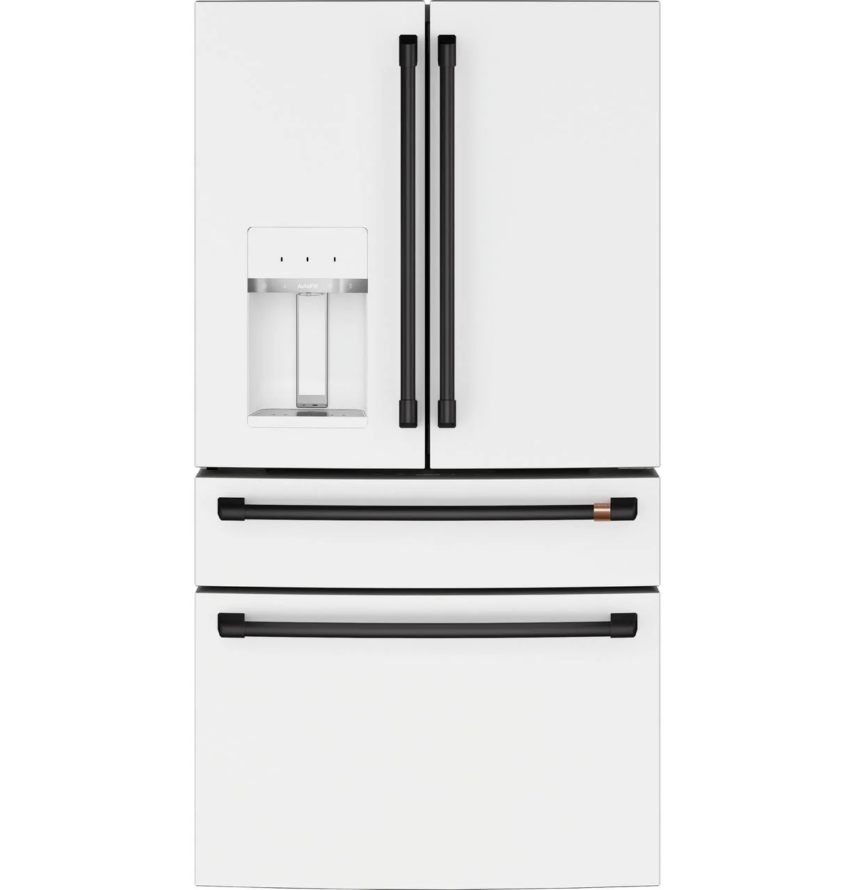 Cafe CXE22DP4PW2 CAF(EBACK)™ ENERGY STAR 22.3 Cu. Ft. Smart Counter-Depth 4-Door French-Door Refrigerator - Image 16
