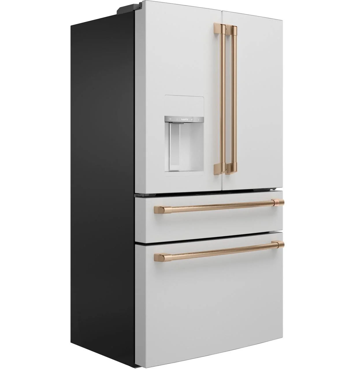 Cafe CXE22DP4PW2 CAF(EBACK)™ ENERGY STAR 22.3 Cu. Ft. Smart Counter-Depth 4-Door French-Door Refrigerator - Image 4