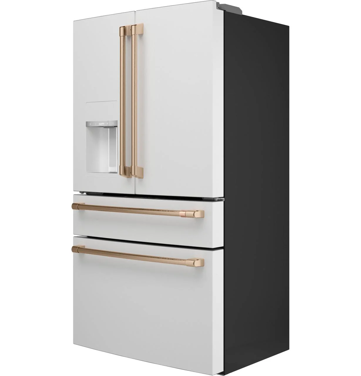 Cafe CXE22DP4PW2 CAF(EBACK)™ ENERGY STAR 22.3 Cu. Ft. Smart Counter-Depth 4-Door French-Door Refrigerator - Image 5