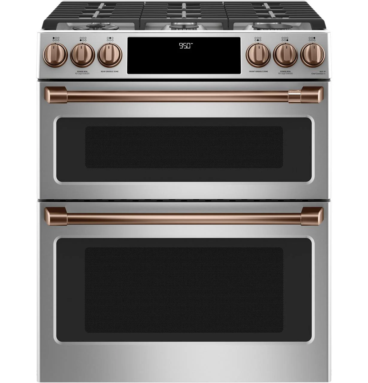 Cafe CXFCGHKPMCU CAF(EBACK)™ Front Control Gas Knobs and Handles - Brushed Copper - Image 11