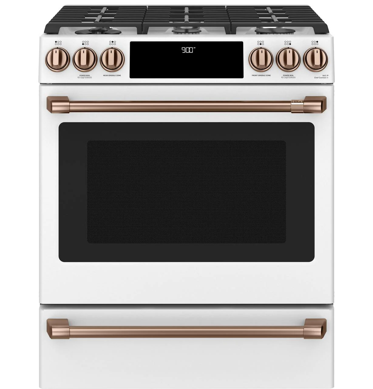 Cafe CXFCGHKPMCU CAF(EBACK)™ Front Control Gas Knobs and Handles - Brushed Copper - Image 13