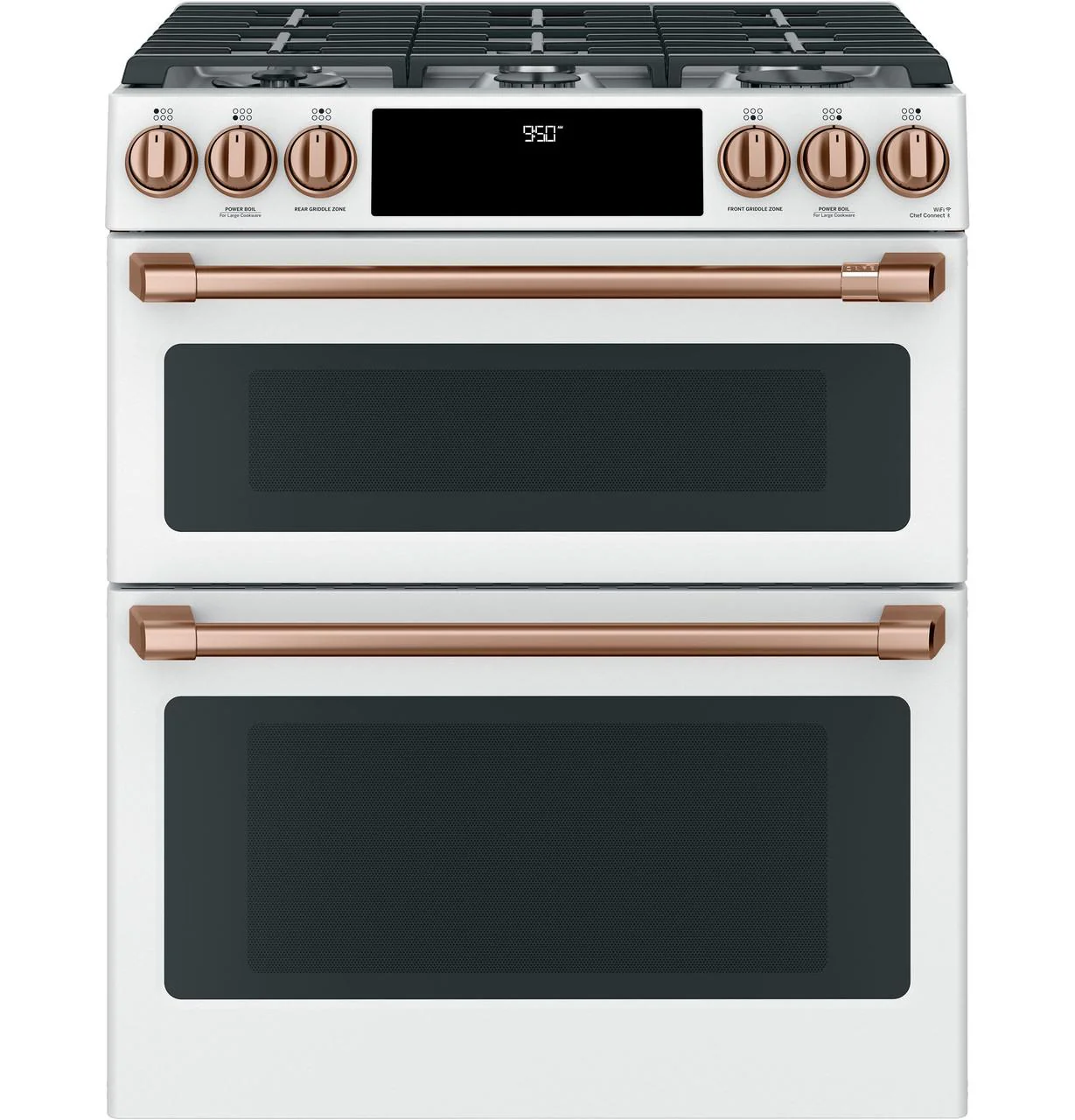 Cafe CXFCGHKPMCU CAF(EBACK)™ Front Control Gas Knobs and Handles - Brushed Copper - Image 6