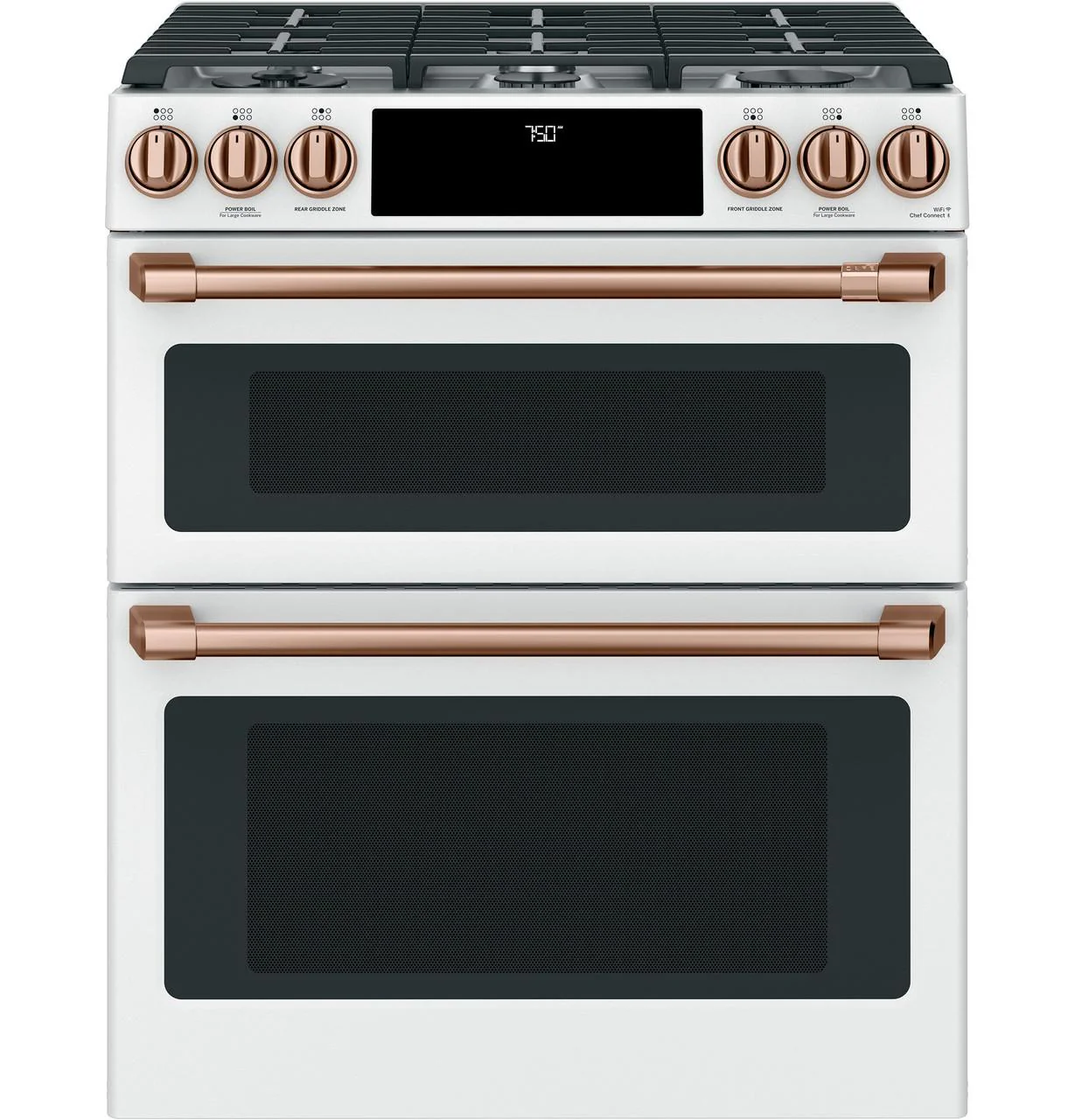 Cafe CXFCGHKPMCU CAF(EBACK)™ Front Control Gas Knobs and Handles - Brushed Copper - Image 7