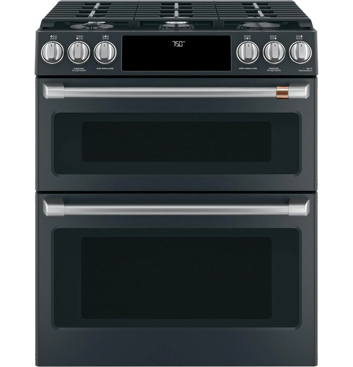 Cafe CXFCGHKPMSS CAF(EBACK)™ Front Control Gas Knobs and Handles - Brushed Stainless - Image 4
