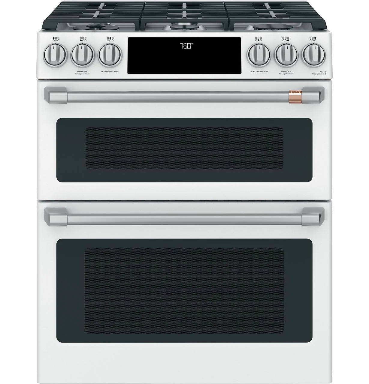 Cafe CXFCGHKPMSS CAF(EBACK)™ Front Control Gas Knobs and Handles - Brushed Stainless - Image 6