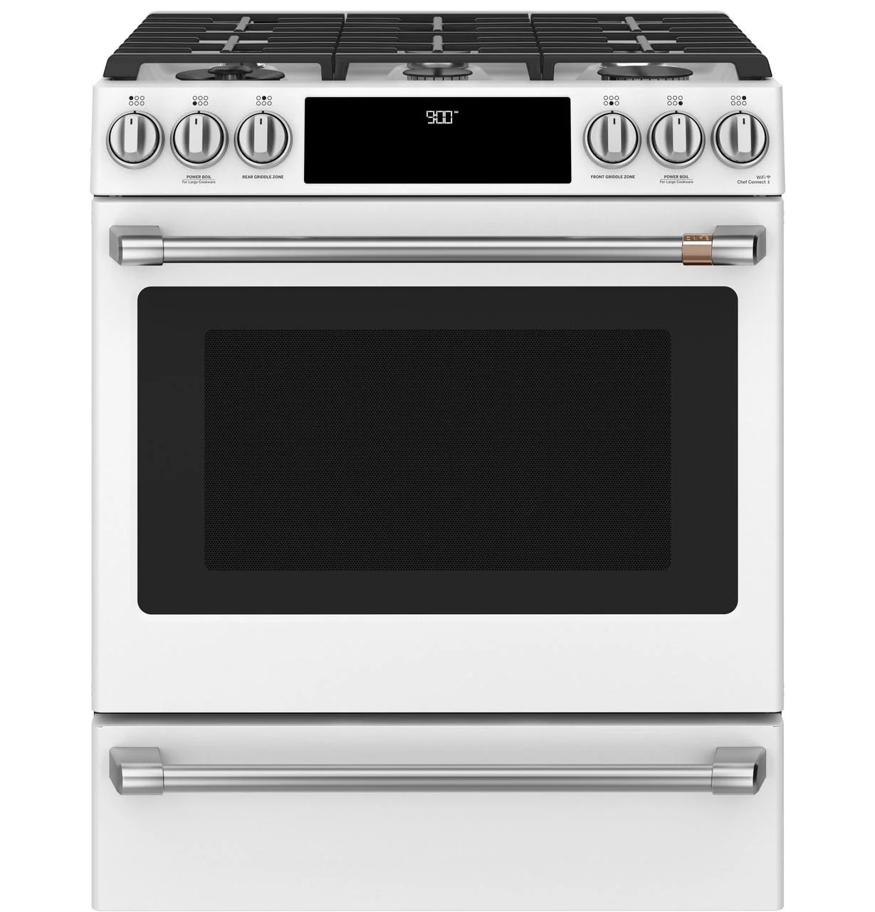 Cafe CXFCGHKPMSS CAF(EBACK)™ Front Control Gas Knobs and Handles - Brushed Stainless - Image 9