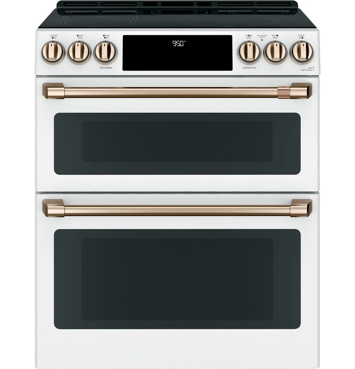Cafe CXFCHHKPMBZ CAF(EBACK)™ Front Control Induction Knobs and Handles - Brushed Bronze - Image 2