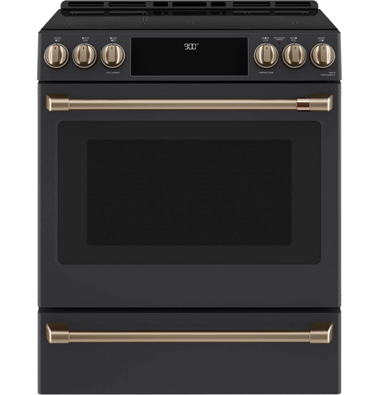 Cafe CXFCHHKPMBZ CAF(EBACK)™ Front Control Induction Knobs and Handles - Brushed Bronze - Image 3