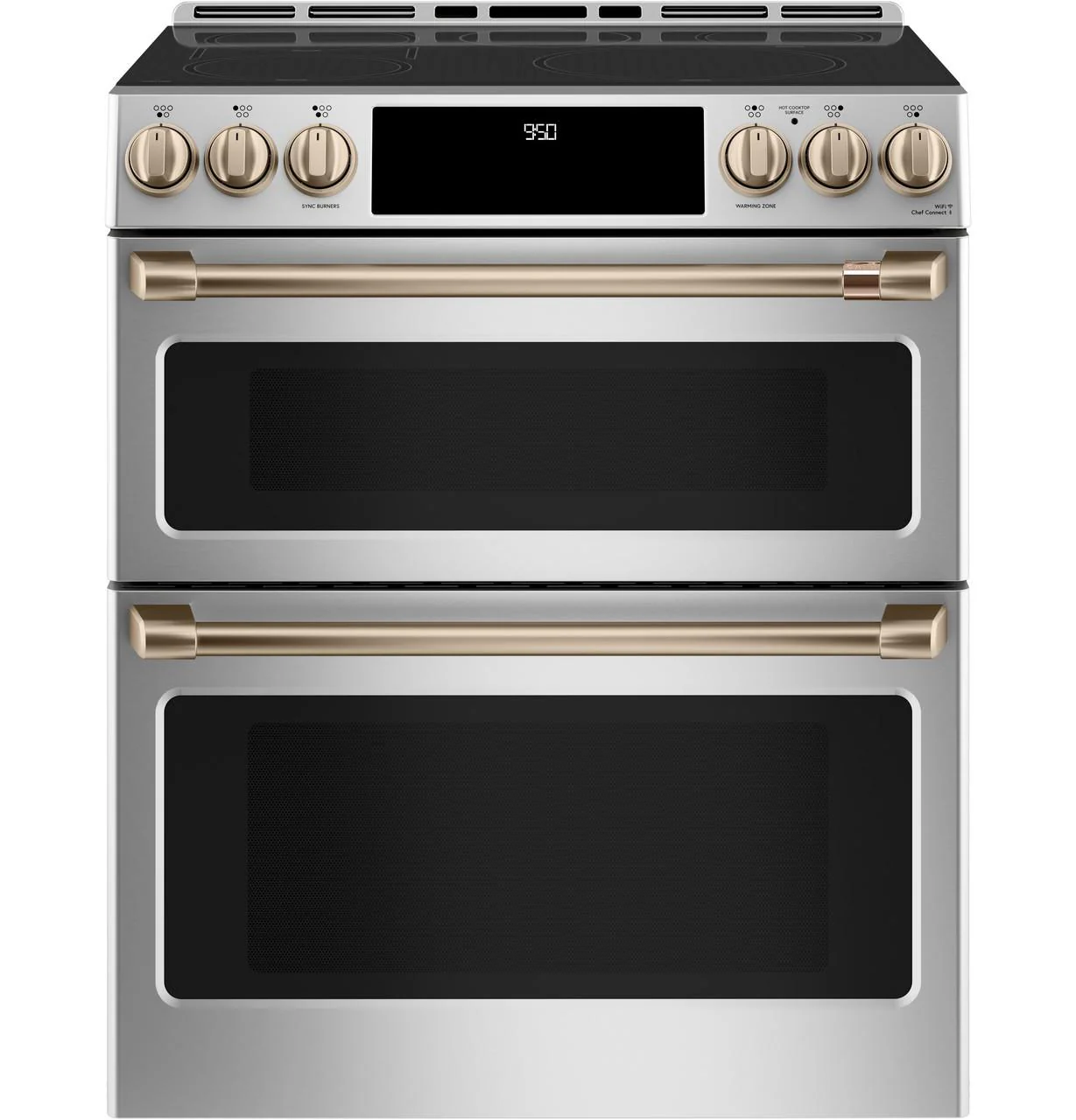 Cafe CXFCHHKPMBZ CAF(EBACK)™ Front Control Induction Knobs and Handles - Brushed Bronze - Image 6
