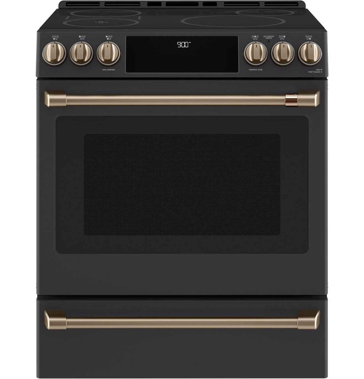 Cafe CXFCHHKPMBZ CAF(EBACK)™ Front Control Induction Knobs and Handles - Brushed Bronze - Image 8