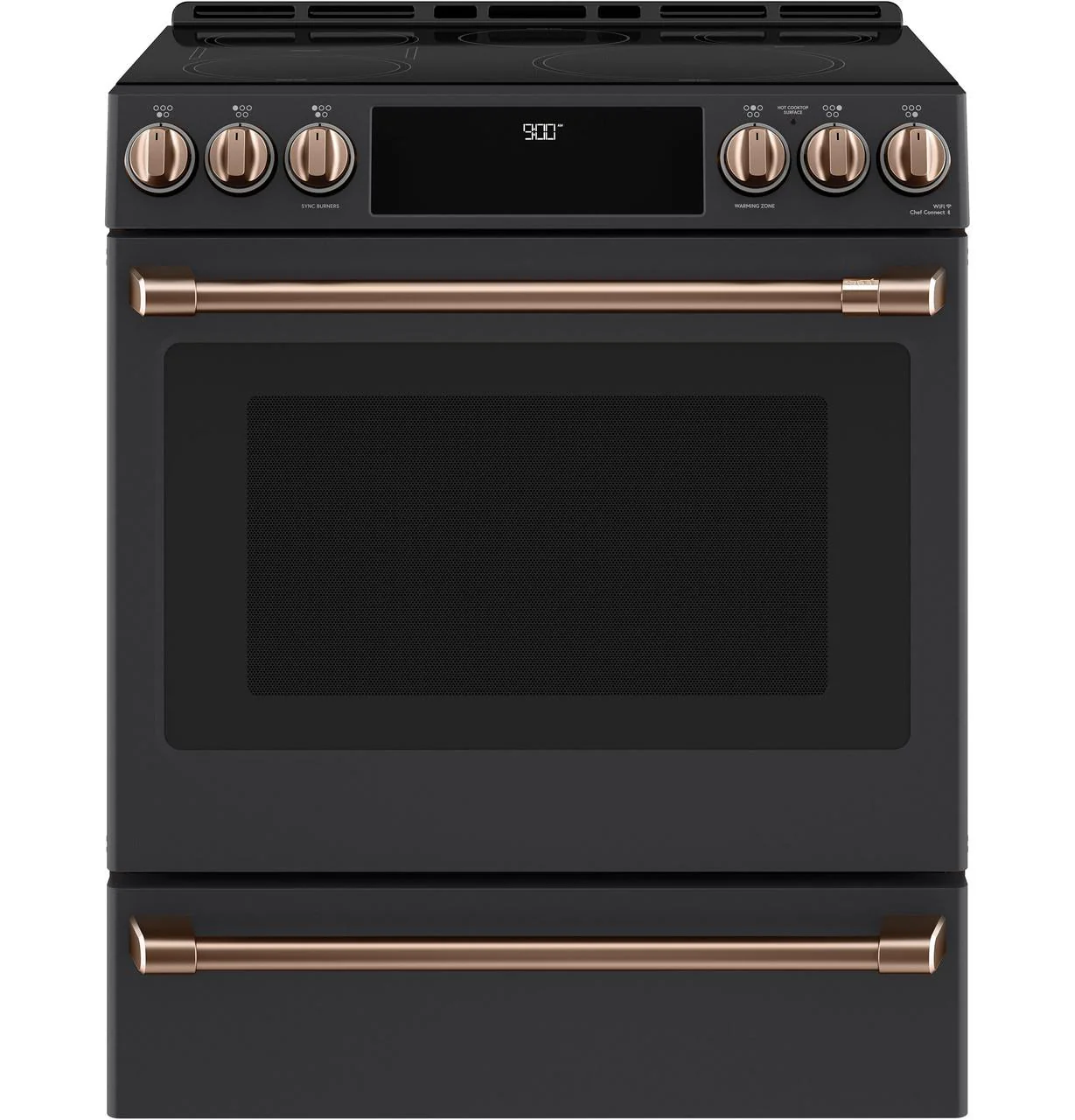 Cafe CXFCHHKPMCU CAF(EBACK)™ Front Control Induction Knobs and Handles - Brushed Copper - Image 3