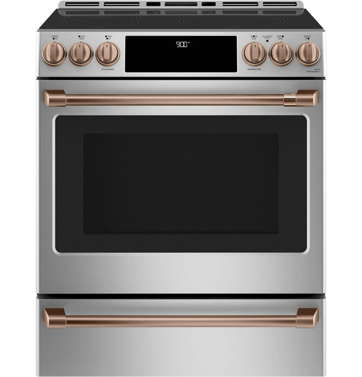 Cafe CXFCHHKPMCU CAF(EBACK)™ Front Control Induction Knobs and Handles - Brushed Copper - Image 5