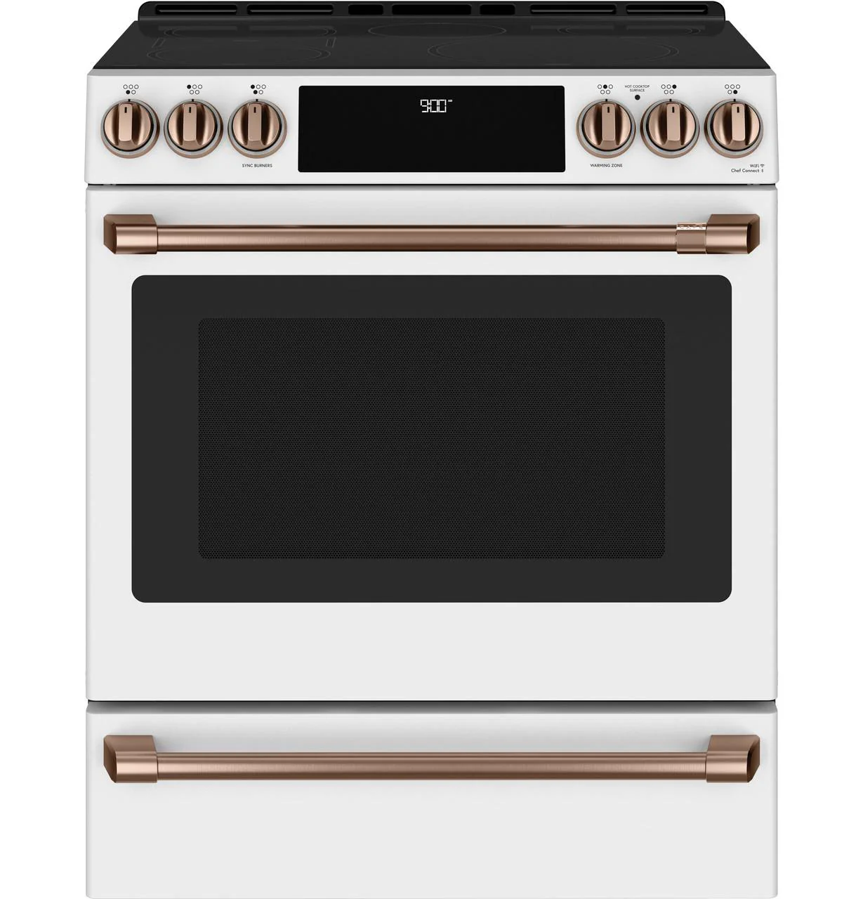 Cafe CXFCHHKPMCU CAF(EBACK)™ Front Control Induction Knobs and Handles - Brushed Copper - Image 7