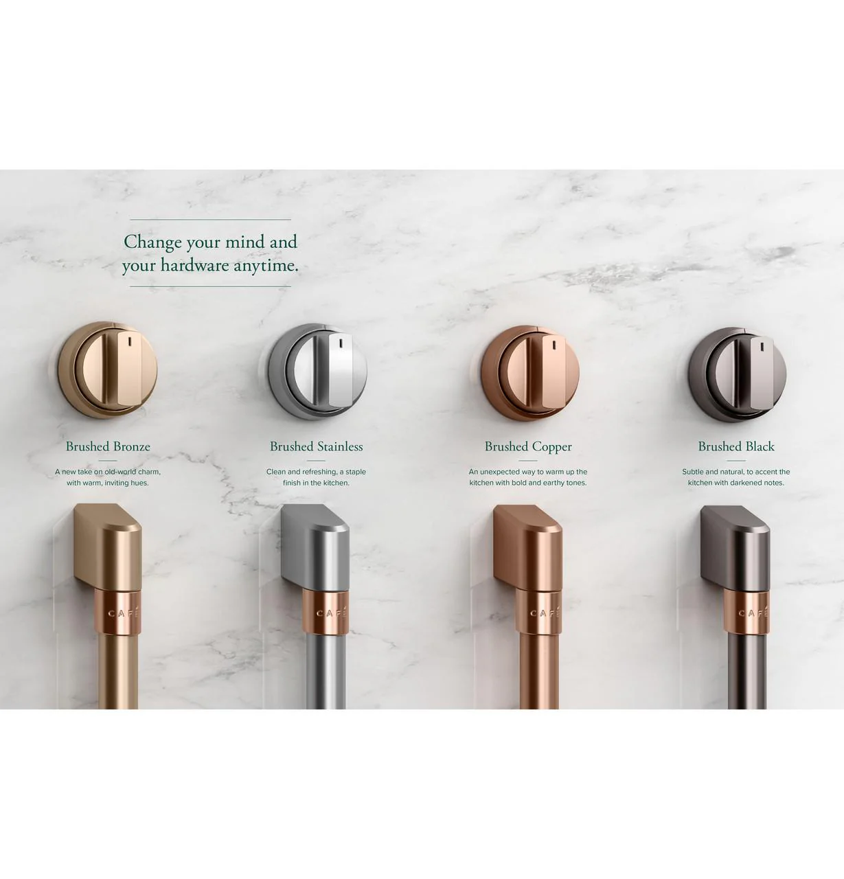 Cafe CXFCHHKPMSS CAF(EBACK)™ Front Control Induction Knobs and Handles - Brushed Stainless - Image 8