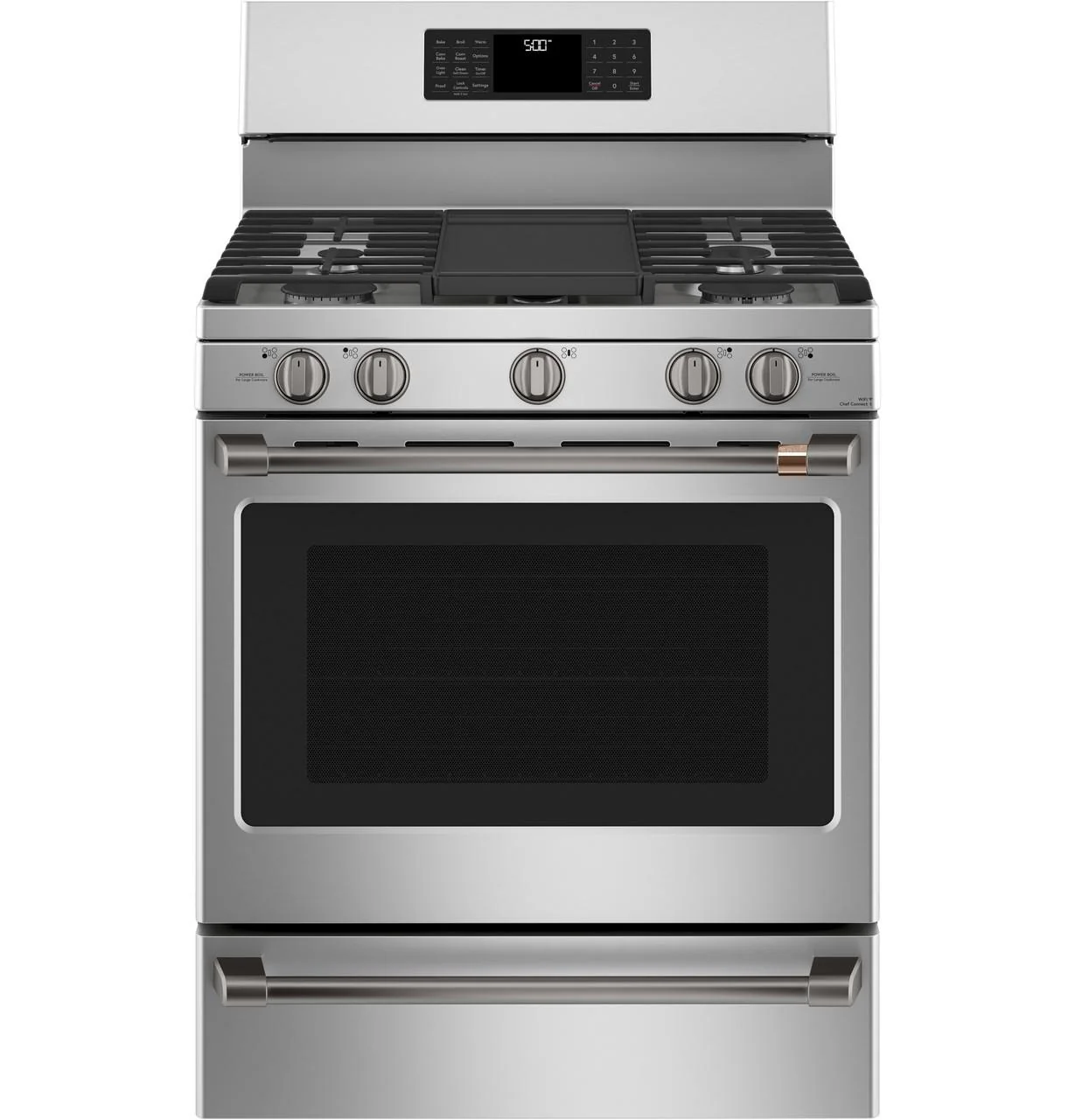 Cafe CXFSGHKPMBT CAF(EBACK)™ Freestanding Gas Knobs and Handles - Brushed Black - Image 2