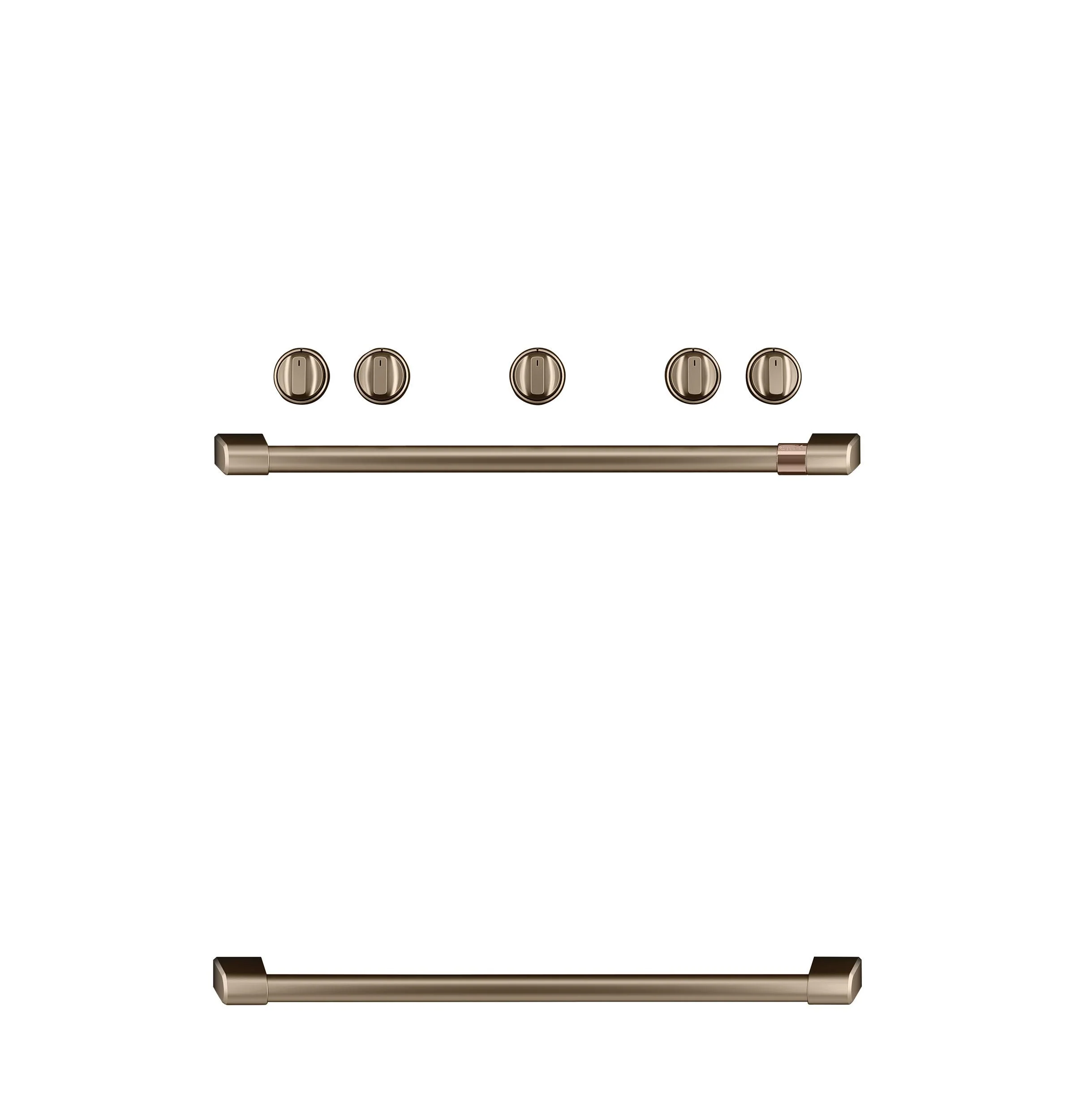 Cafe CXFSGHKPMBZ CAF(EBACK)™ Freestanding Gas Knobs and Handles - Brushed Bronze