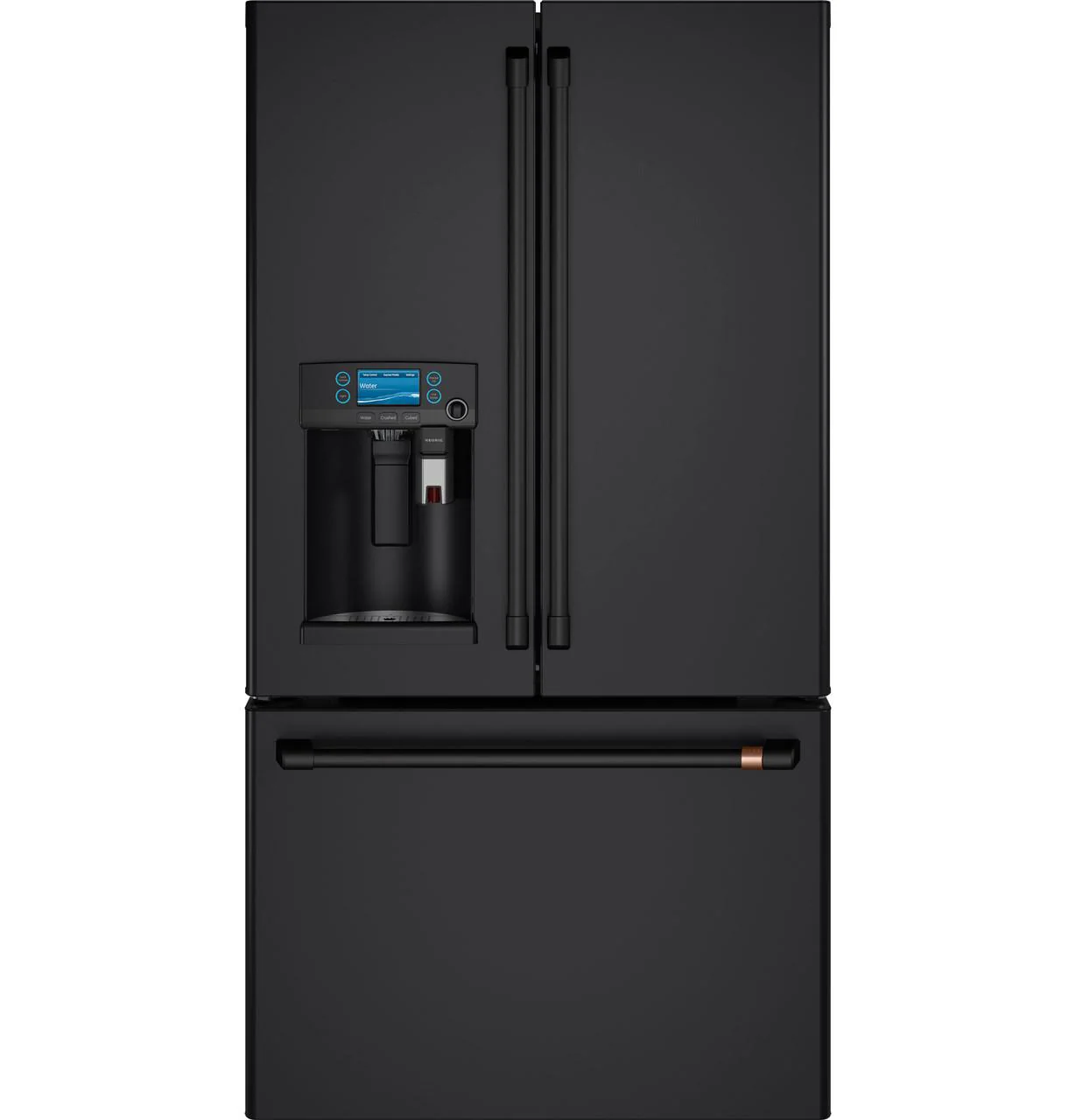Cafe CXLB3H3PMFB CAF(EBACK)™ Refrigeration Handle Kit - Flat Black - Image 2