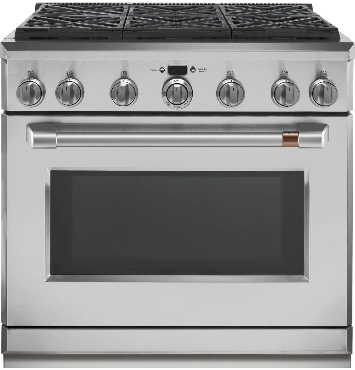 Cafe CXPR6TKPMSS CAF(EBACK)™ Toe Kick Pro Range 36" Brushed Stainless - Image 3