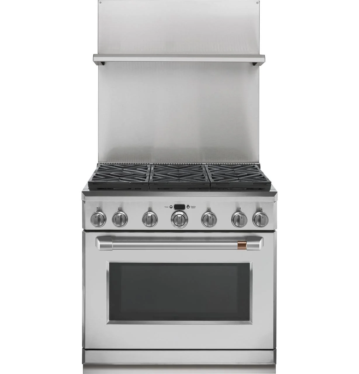Cafe CXPR6TKPMSS CAF(EBACK)™ Toe Kick Pro Range 36" Brushed Stainless - Image 4