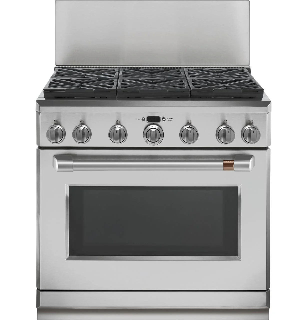 Cafe CXPR6TKPMSS CAF(EBACK)™ Toe Kick Pro Range 36" Brushed Stainless - Image 5