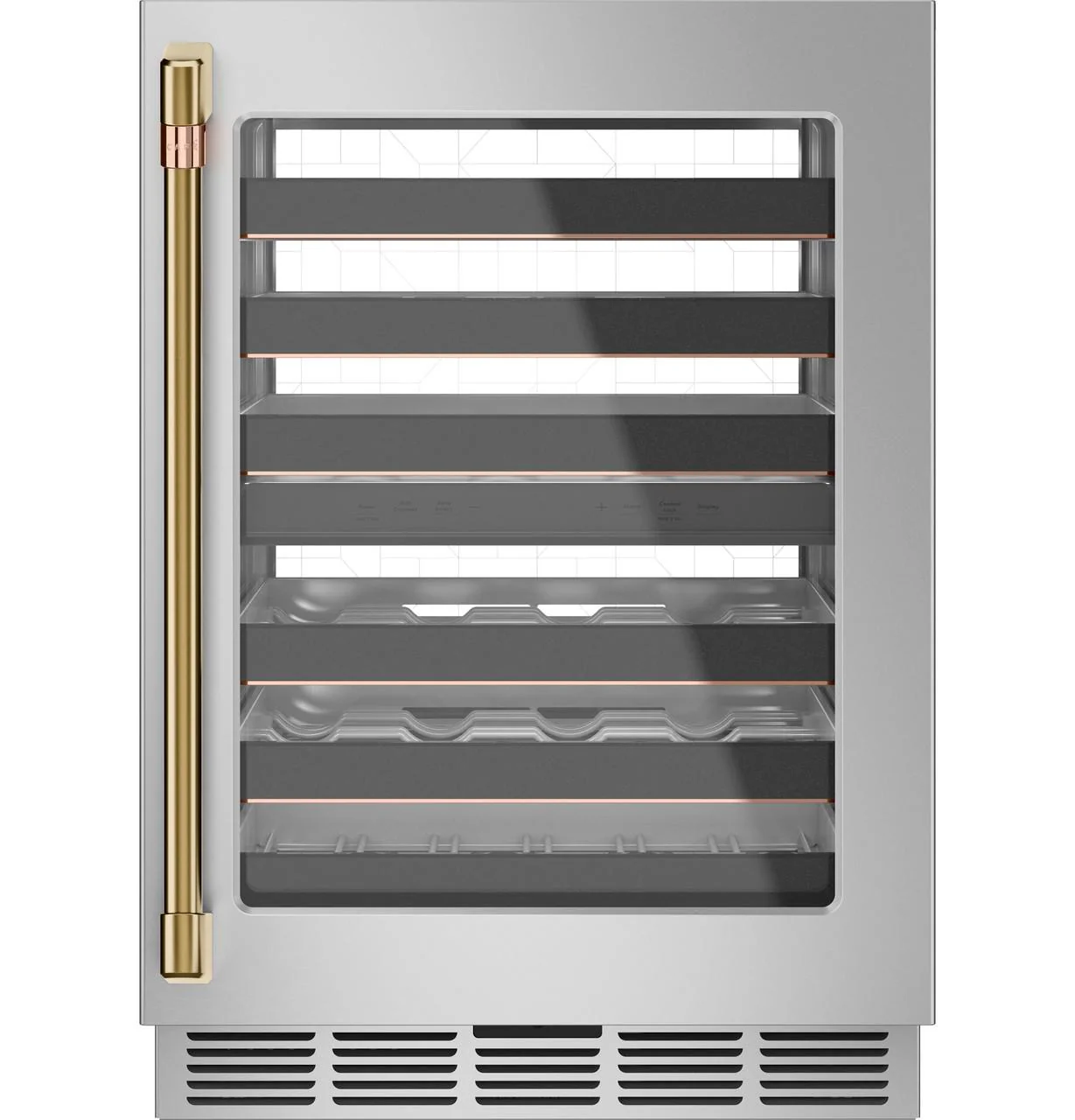 Cafe CXQW1H1PPCG CAF(EBACK)™ Undercounter Handle Kit - Brushed Brass - Image 5